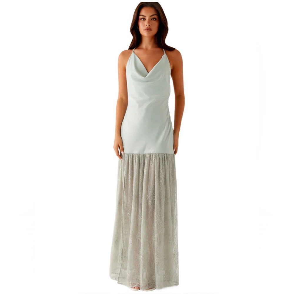 NWT Peppermayo Kylie Maxi Dress in Sage. Size 12.